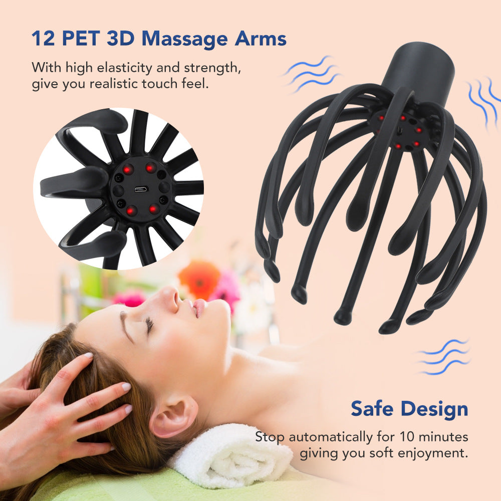 Octopus Electric Head Massage - Jolie Divinity