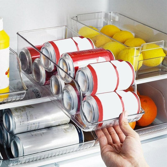 Refrigerator Organizer Beverage Transparent Holder - Jolie Divinity
