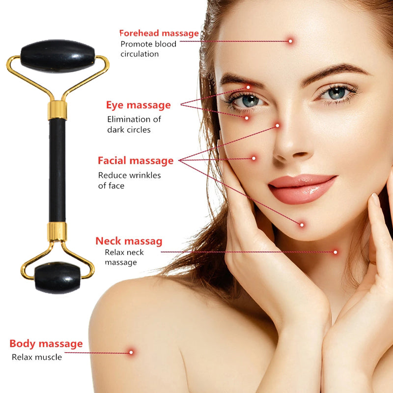 Beauty Face Care Massage Jade Device - Jolie Divinity