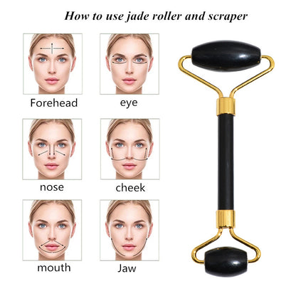 Beauty Face Care Massage Jade Device - Jolie Divinity
