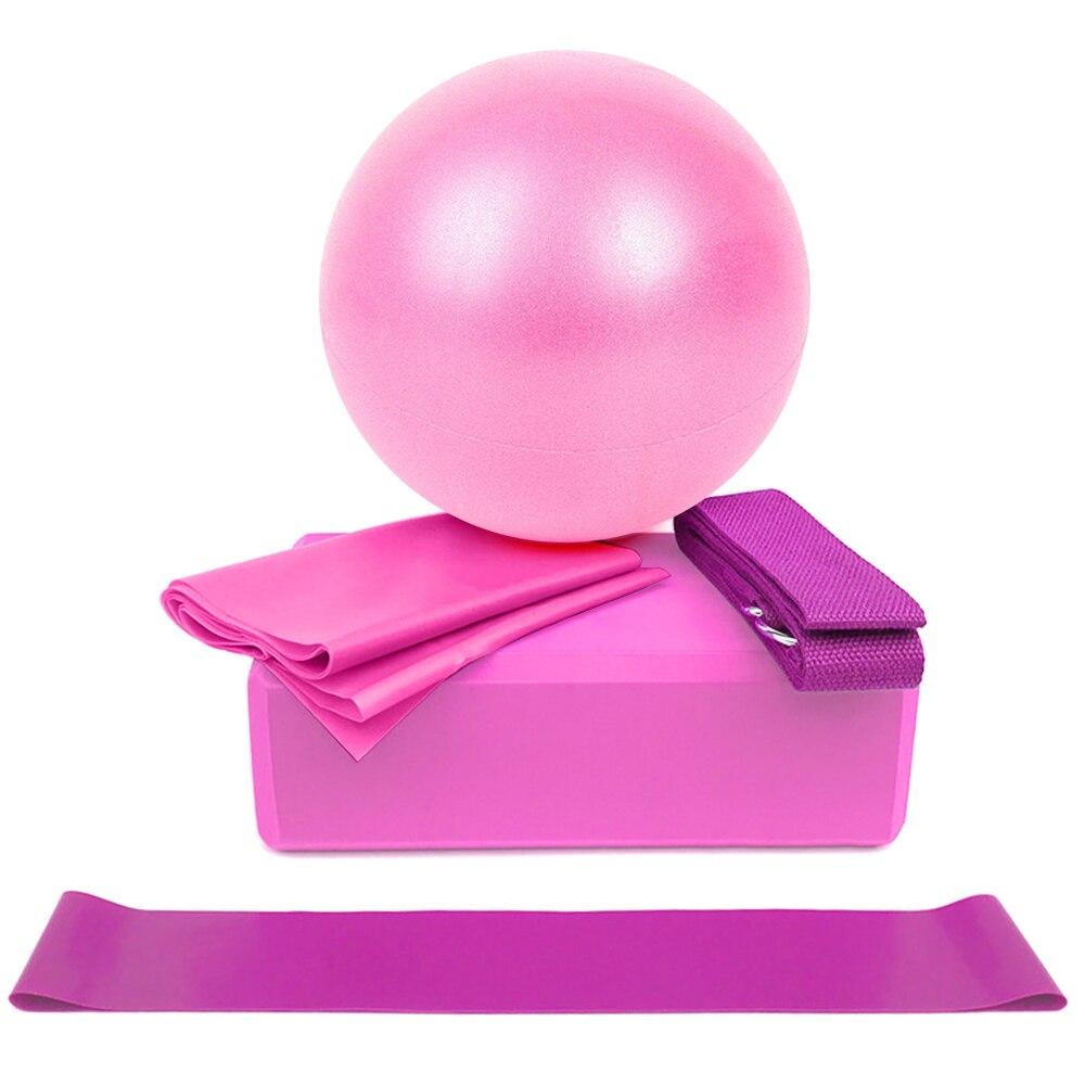 5 Pcs Yoga Equipment Ball Blocks Set - Jolie Divinity