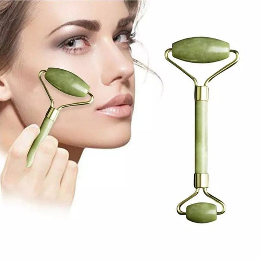 Double Head Jade Facial Massage Roller - Jolie Divinity